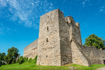 Fototapeta na wymiar Watch tower ruin. Haapsalu, Estonia