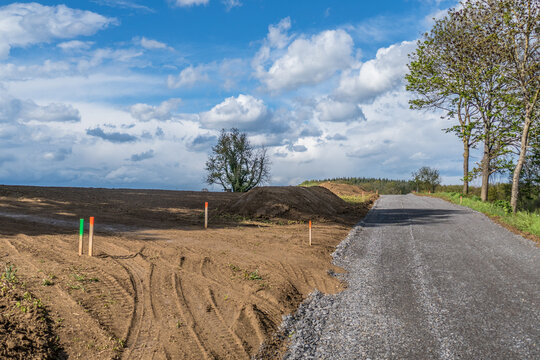 Wegebau paralell der landstrasse