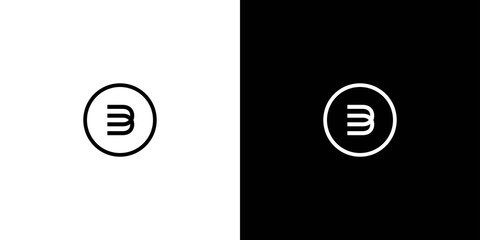Modern and unique letter B initials logo design 5
