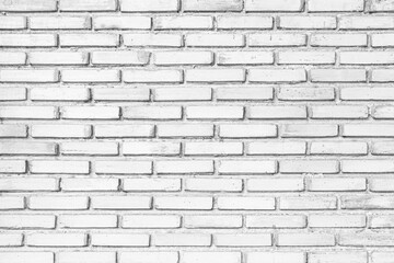 Modern white brick wall texture for background