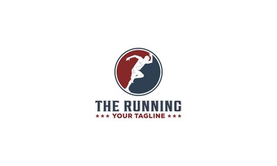 run logo in white background, run, speed