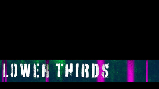 Gritty Modern Lower Third