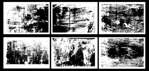 Grudge Rusty Metal Surface Background Set