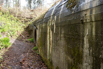 Bunker from Silkeborg Bad. ww2 german bunker. 1944.