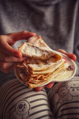 pancakes with jam