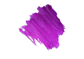 Abstract Purple Watercolor Brush Strokes painted background. Texture paper. Watercolour illustration.