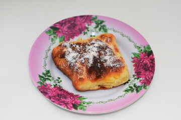 Croissants, branzoici,romanian  bakery products. romanian homemade donuts 