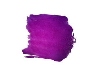 Abstract Violet Watercolor Brush Strokes painted background. Texture paper. Watercolour illustration.