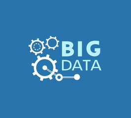 Modern big data symbol