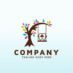 Kids Dentistry logo design with fitness icon