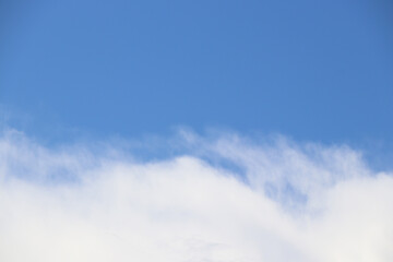 dramatic cloudy blue sky heaven air