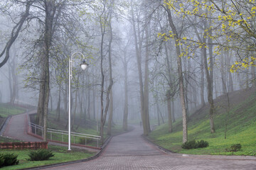 Obraz premium Palace of the Rumyantsevs and Paskevichs. Gomel palace and park ensemble in winter named after Lunacharsky. Gomel. Belarus. Spring in the Gomel park. Museum. Sights of Gomel.