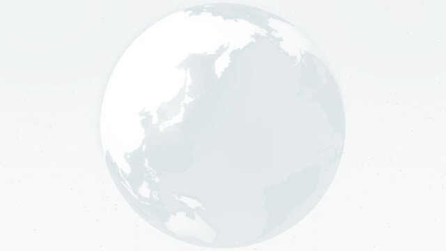 白色のデジタルネットワーク地球イメージ背景
