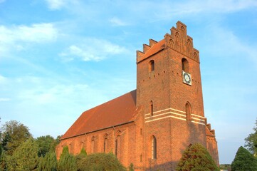 Fototapeta na wymiar Præstø Kirke (church) Møn Region Sjælland (Region Zealand) Denmark