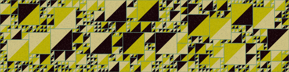 Abstract Geometric Pattern generative computational art illustration