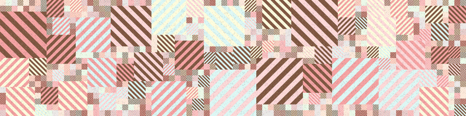 Abstract Geometric Pattern generative computational art illustration