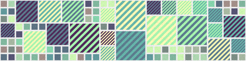 Abstract Geometric Pattern generative computational art illustration