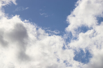 dramatic cloudy blue sky heaven air