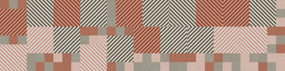 Abstract Geometric Pattern generative computational art illustration