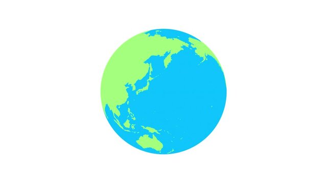 緑と青のデジタルネットワーク地球イメージ背景