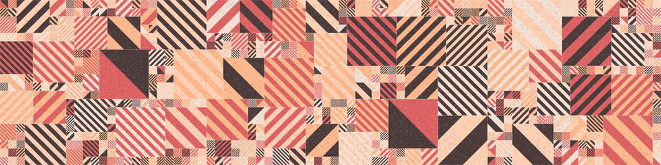 Abstract Geometric Pattern generative computational art illustration
