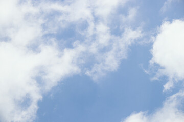 dramatic cloudy blue sky heaven air