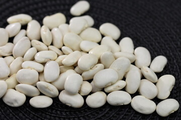 white beans pile