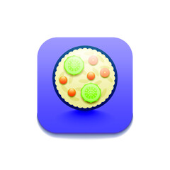 Sushi Fast Food Logo Vector Symbol Icon Design Style