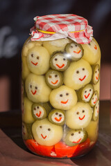 Jar of pickles,romanian pickles