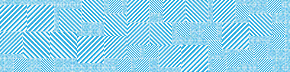 Fototapeta premium Abstract Geometric Pattern generative computational art illustration