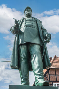 Frederik den Syvende Grundloven Statue Ringsted Region Sj&aelig;lland (Region Zealand) Denmark