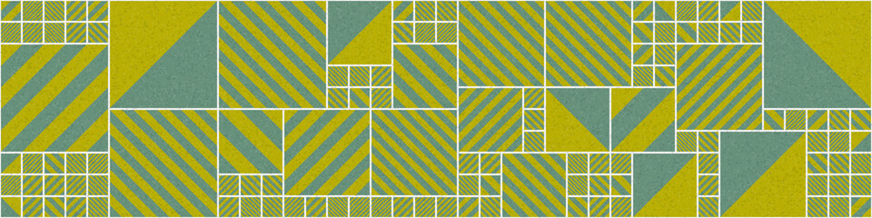 Fototapeta premium Abstract Geometric Pattern generative computational art illustration