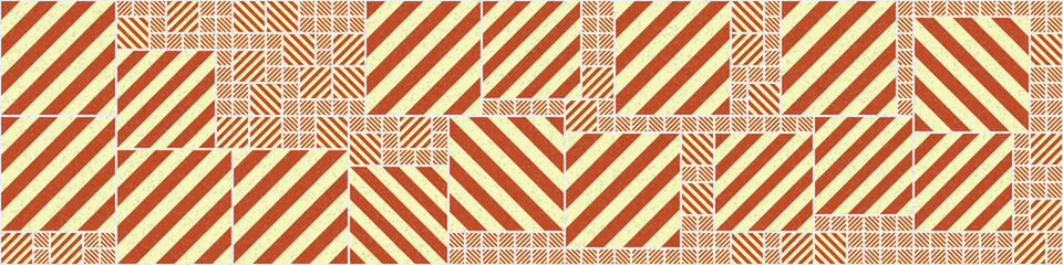 Obraz premium Abstract Geometric Pattern generative computational art illustration