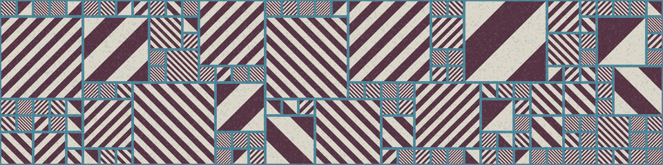 Fototapeta premium Abstract Geometric Pattern generative computational art illustration
