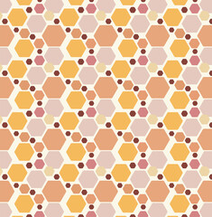 hexagonal geometric pattern