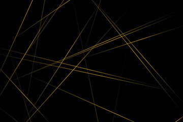 Abstract black with gold lines, triangles background modern design. Vector illustration EPS 10.