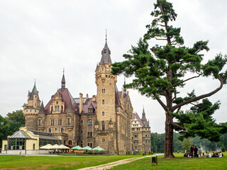Palace in Moszna, Poland, former noble residence