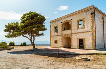 The Tower Alba or Tower of Cala Rossa, is a defense tower on the coast of the Mediterranean sea in...