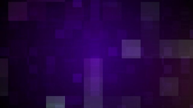 Abstract Digital Animation Screen.The purple and white polygons move on a black background are Hacking Intro 