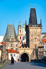 Lesser Quarter Bridge Tower in Prague