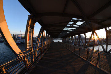 Bridge at Hamburg Landungsbrücken