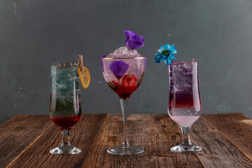 alcoholic fruit cocktail