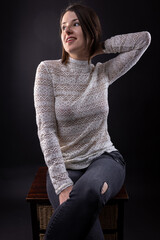 Shooting studio Angèle