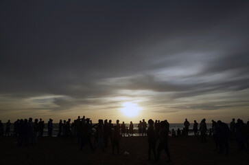 Fototapeta premium Sunset Beach Sri Lanka
