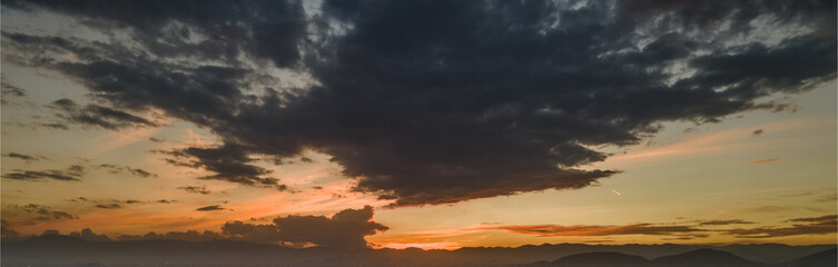 Cielo durante el atardecer