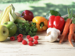 Fruit and vegetable images for the food industry.