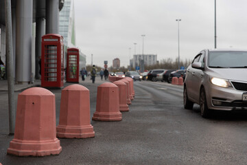 cars on the street