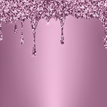 Shiny lights background. Dripping glitter texture