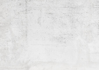 Fototapeta premium White old concrete wall texture, abstract gray cement scratched building grunge background