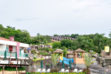 Fototapeta premium water park in the middle of nature